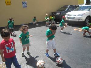 Soccer day, douee comme papa (hihi)
